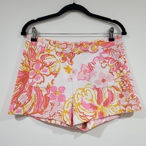Lilly Pulitzer Floral Shorts Women's Size 6